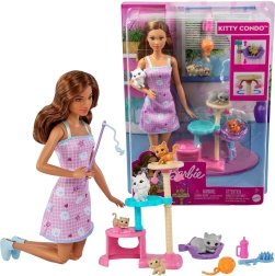 Barbie opatrovatelka koťátek Kitty Condo – hra s mazlíčky od MATTEL