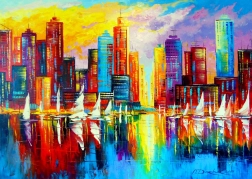 Puzzle Večer v New Yorku 1000 dílků