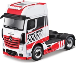 Maisto Mercedes-Benz Actros 1851 červeno-bílý model 1:64