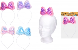 Karnevalový set – čelenka s mašlí