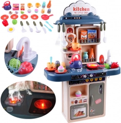 Dětská kuchyňka s lednicí, troubou a dřezem – 42dílná sada