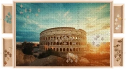 Velká tabule na skládání puzzle Malatec