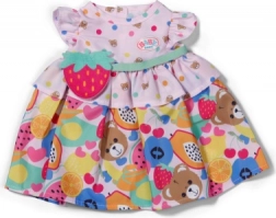 Baby born šaty s ovocným motivem pro panenky 43 cm