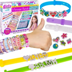 Sada na výrobu náramků s nápisy