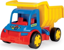 Vyklápěcí nákladní auto GIGANT modro‑žluté WADER 55 cm