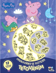 Omalovánky se svítícím tetováním Prasátko Peppa