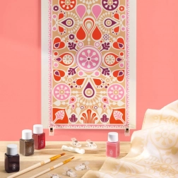 Malování na hedvábí – kreativní sada DJECO Atelier