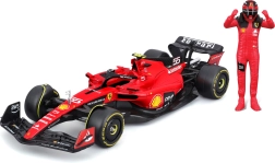 ferrari f1 sf-23 1:24 s figurkou řidiče a vitrínovým boxem od bburago