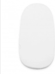 Froté nepromokavé prostěradlo do kočárku s gumičkou NEW BABY 35 × 75 cm bílé