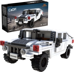CaDA Humvee bílé terénní auto ze stavebnice