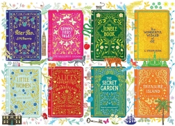 Puzzle Obaly Klasických Knih - 1000 dílků