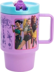 Stor plastový hrneček s pítkem 530 ml K-pop: lovkyně démonů - 1 kus