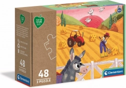 Puzzle CLEMENTONI Play for Future – Zvířata na farmě 3×48 dílků