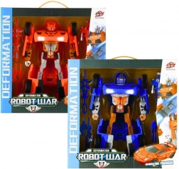 Transformující robot – osobní auto s doplňky