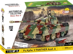 Stavebnice tanku panther ausf. a 1:28 od COBI – 1152 dílků
