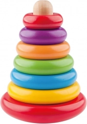 Skládací pyramida barevná