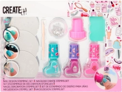 Sada na razítkování nehtů s destičkami