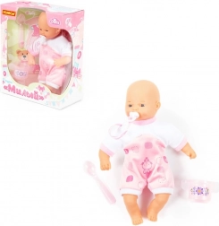 Panenka s dudlíkem – měkké tělíčko 28 cm