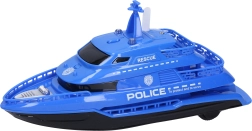 Loď s efekty na setrvačník modrá