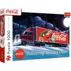 Puzzle 1000 dílků XMAS COCA-COLA Vánoční kamion