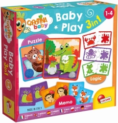 Carotina Baby laboratoř – 3 v 1 vzdělávací hry pro děti 1–4 roky
