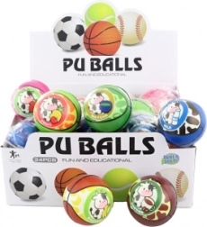 Pěnový míček s motivem kravičky 7 cm