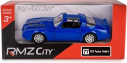 Kovový model RMZ City PONTIAC Firebird 1978 1:32 modrý