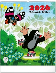 Nástěnný kalendář Krteček 2026