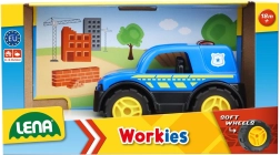 LENA Workies policejní auto 12 cm