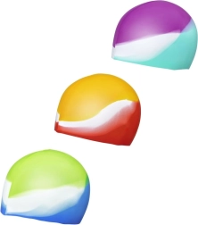 Silikonová dětská plavecká čepice BESTWAY, vícebarevná, 3+