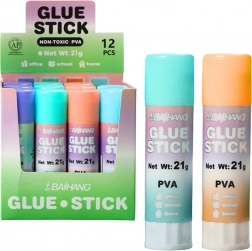 Kancelářský školní lepicí tyčinka pastelová 21g