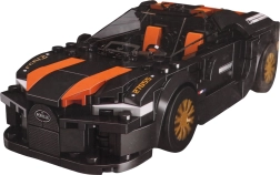 Stavebnice sportovní autíčko 386 dílků černé