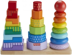 Dřevěná třídicí věž FISHER-PRICE pro batolata