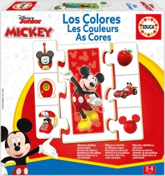 Educa puzzle Mickey a přátelé – učíme se barvy 6×7 dílků
