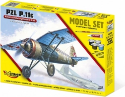 PZL P.11c stíhací letoun 1:48 plastikový model
