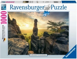 Puzzle Labské pískovce za rozbřesku 1000 dílků RAVENSBURGER