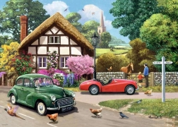 Puzzle Projížďka venkovskou krajinou 1000 dílků RAVENSBURGER
