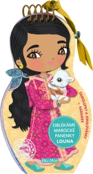 Oblékáme marocké panenky Louna – omalovánky a samolepky