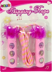 Skákací šňůra Princezny Růžový Plyš