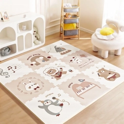 2Kids Toys pěnová hrací podložka zvířecí párty 9 dílů
