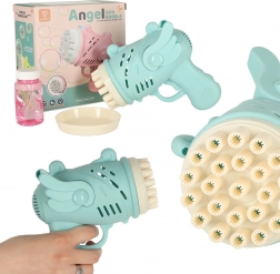 Pistole na bubliny s křídly modrý