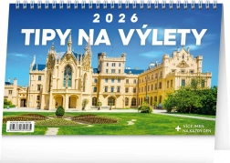 Stolní kalendář Tipy na výlety 2026