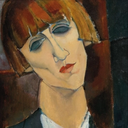 Curiosi čtvercové puzzle Q Art: Paní Kislingová, 66 dílků