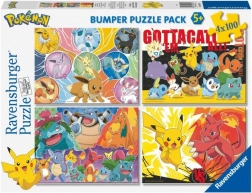 Pokémon puzzle 4x100 dílků