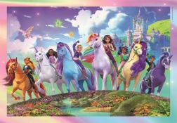 Puzzle Jednorožčí akademie 104 dílků CLEMENTONI