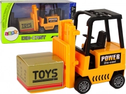 Oranžový frikční vysokozdvižný vozík