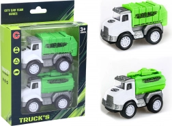 Úklidová autíčka na setrvačník – sada 2 ks (10 cm)
