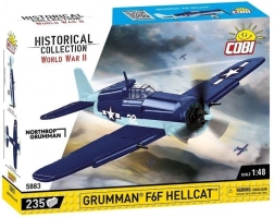 Stavebnice letounu GRUMMAN F6F HELLCAT 1:48 (235 dílků)