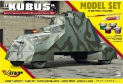KUBUŚ obrněný automobil – Varšavské povstání srpen 1944, model 1:35