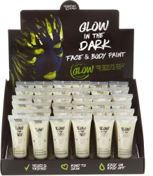 Barva na obličej a tělo svítící ve tmě